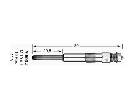 NGK Kvēlsvece D-POWER 10