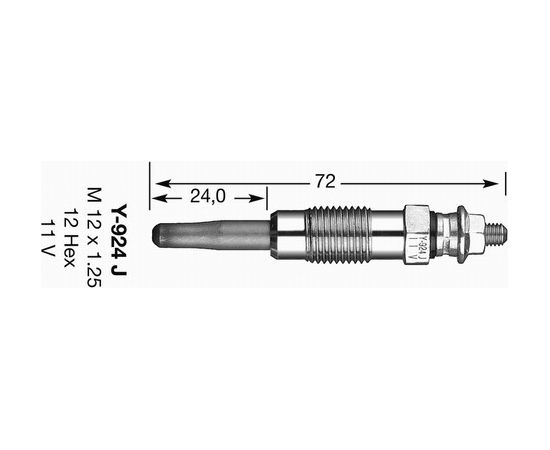 NGK Kvēlsvece D-POWER 1