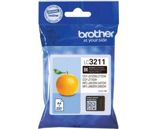 BROTHER LC3211BK TONER BLACK 200P