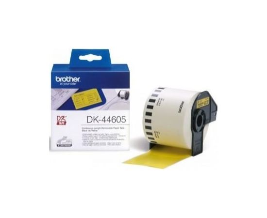BROTHER DK44605 YELLOW REM. PAP TAPE 62M