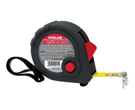 Mērlente   7.5mx25 mm, magneta un ar neilona pārklājumu, II klase