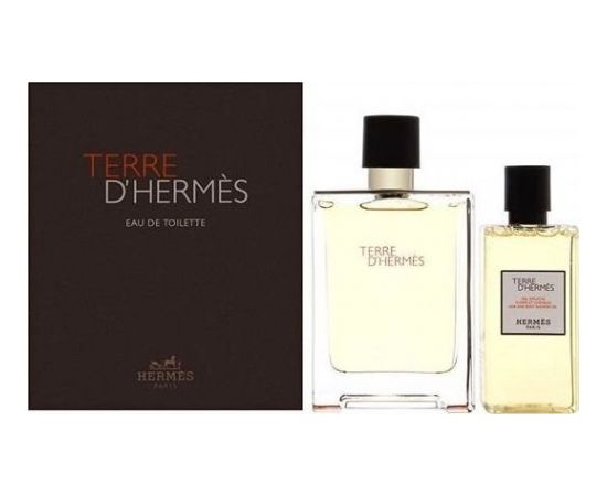 HERMES SET HERMES Terre D'Hermes EDT spray 100ml + SHOWER GEL 80ml