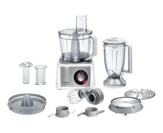 Bosch MC812S820 MultiTalent 8 White / Silver 1250W 3.9L, Blender Food Processor Virtuves kombaini