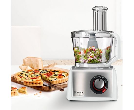 Bosch MC812S820 MultiTalent 8 White / Silver 1250W 3.9L, Blender Food Processor Virtuves kombaini