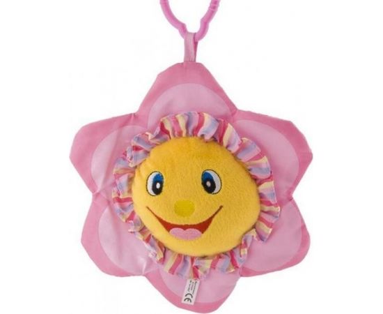 Attīstošais paklāiņš PINK FLOWER (ar spogulīti) SunBaby B05.018.1.1