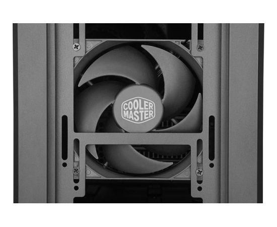 Cooler Master Silencio S400 with Steel side panel Black,  Mini ITX, Micro ATX, Power supply included Yes