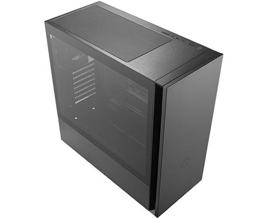 Cooler Master Silencio S600 with steel side panel Black,  Mini ITX, Micro ATX, ATX, Power supply included Yes