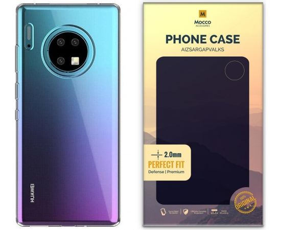 Mocco Original Clear Case 2mm Aizmugurējais Silikona Apvalks Priekš Huawei Mate 30 Caurspīdīgs (EU Blister)