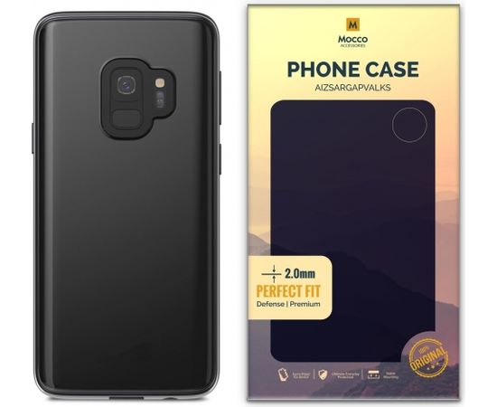 Mocco Original Clear Case 2mm Силиконовый чехол для Samsung G960 Galaxy S9 Прозрачный (EU Blister)