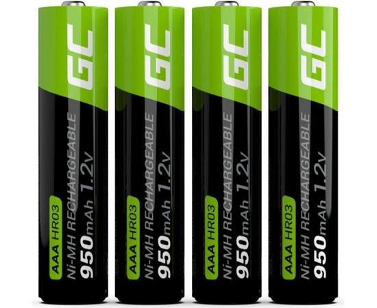 Green Cell 4x Akumulator AAA HR03 950mAh