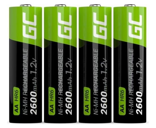 Green Cell 4x Akumulator AA HR6 2600mAh