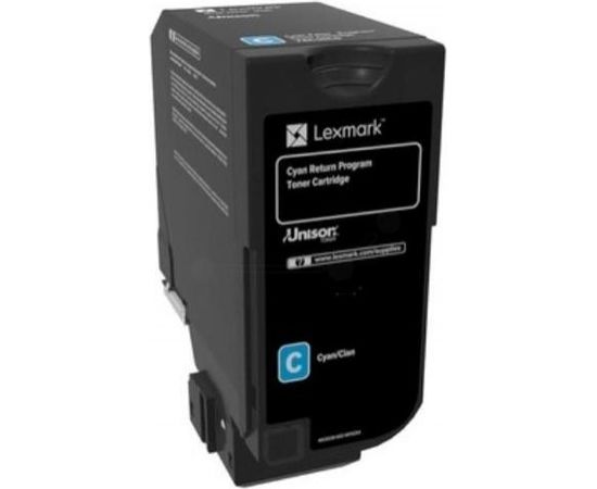 Return Program Toner Cartridge Lexmark cyan | 16 000 pgs | CX725de / CX725dhe