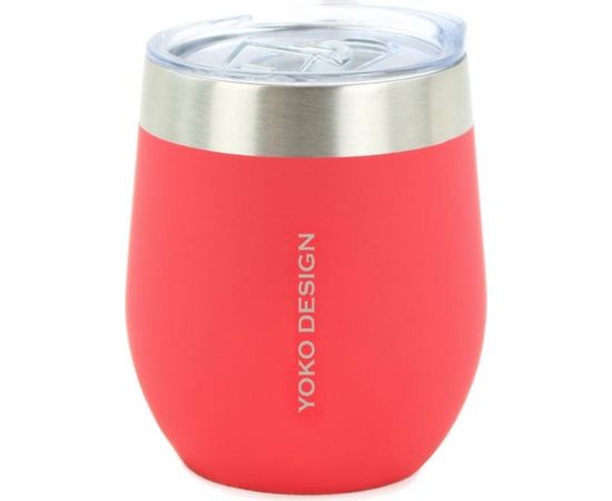 Yoko Design Isotherm mug with cup Isothermal, Red, Capacity 0.25 L, Yes