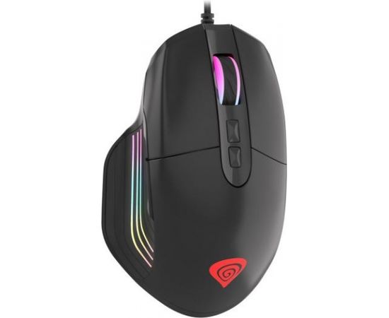 GENESIS Gaming Mouse Xenon 330 RGB  Illuminated with software - Black