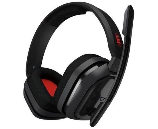 LOGITECH ASTRO A10 Headset for PC - GREY/RED - WW