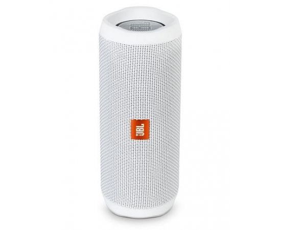 JBL FLIP 4 White bluetooth portatīvā skanda, mitrumizturīga Bezvadu skaļruņi