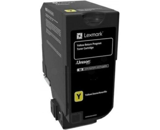 Toner Lexmark 74C2HYE yellow | 12 000 pgs | CS725de / CS725dte