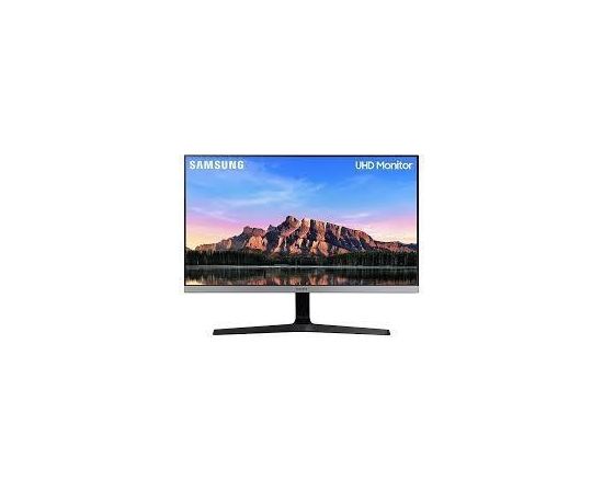 LCD Monitor|SAMSUNG|UR55|New|28"|4K|Panel IPS|3840x2160|16:9|60 Hz|5 ms|Tilt|Colour Grey / Blue|LU28R550UQUXEN
