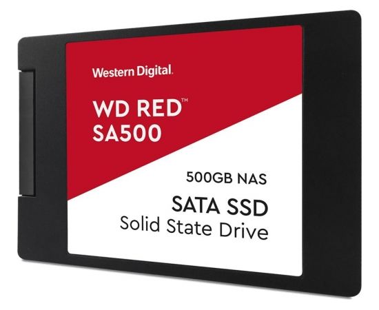 WD Red SA500 NAS SSD 2.5'' 500GB SATA/600, 560/530 MB/s, 7mm, 3D NAND