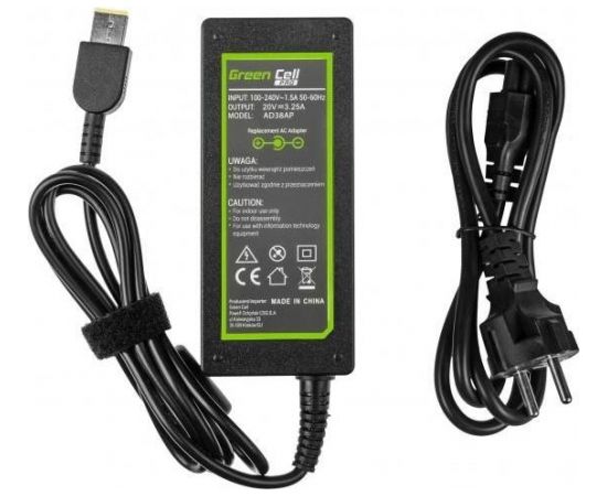 Zasilacz Green Cell PRO do Lenovo 20V | 3.25A |65W |Slim tip