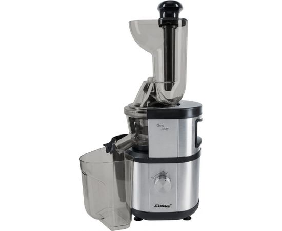 Steba Slow juicer E 400 Type Automatic juicer, Stainless steel, 400 W, Extra large fruit input
