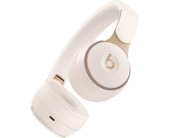 Beats Solo Pro Wireless Noise Cancelling Headphones - Ivory, Model A1881