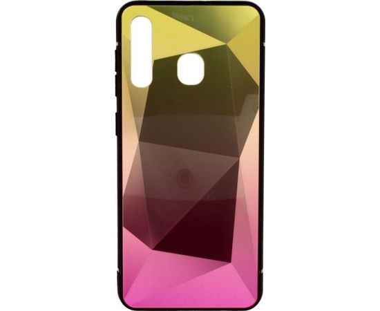 Mocco Stone Ombre Back Case Silikona Apvalks Ar Krāsu Gradientu Priekš Apple iPhone 7 / 8 Dzeltens - Rozā