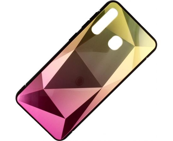 Mocco Stone Ombre Back Case Silikona Apvalks Ar Krāsu Gradientu Priekš Apple iPhone 7 / 8 Dzeltens - Rozā