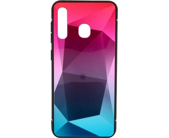 Mocco Stone Ombre Силиконовый чехол С переходом Цвета Apple iPhone X / XS Розовый - Синий