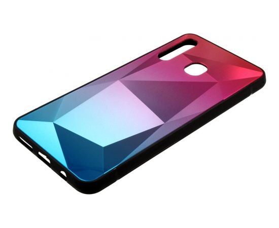 Mocco Stone Ombre Силиконовый чехол С переходом Цвета Apple iPhone X / XS Розовый - Синий