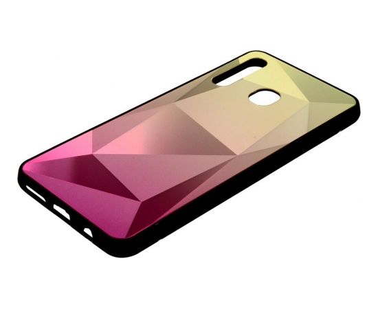 Mocco Stone Ombre Back Case Silikona Apvalks Ar Krāsu Gradientu Priekš Apple iPhone 11 Pro Max Dzeltens - Rozā