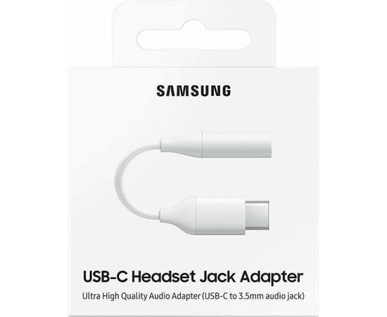 Samsung EE-UC10JUWEGWW 3.5 mm на USB-C Аудио Адаптер для Телефонов Белый (EU Blister)