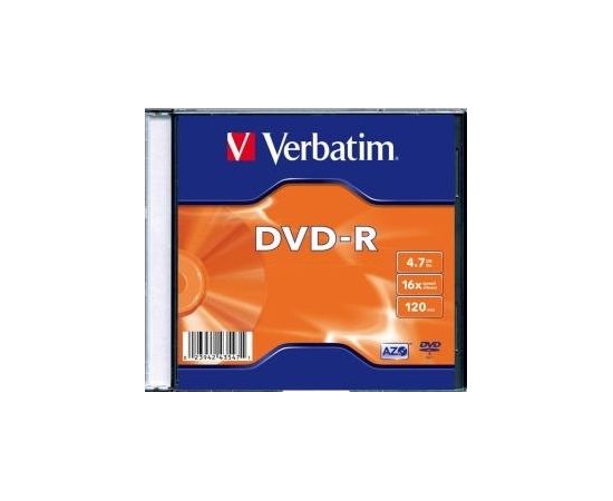 Matricas DVD-R AZO Verbatim 4.7GB 16x, 20 Pack Slim