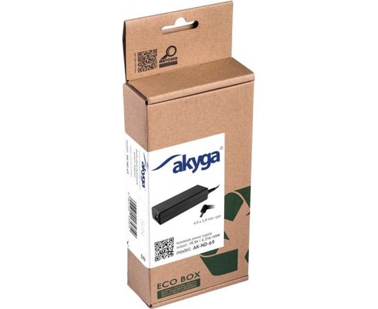 Akyga Notebook power adapter AK-ND-69 19.5V / 2.31A 45W 4.5 x 3.0 mm + pin HP