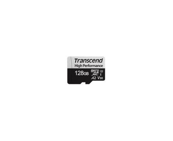 Transcend Memory card 128GB microSD w/ adapter UHS-I U3 A2