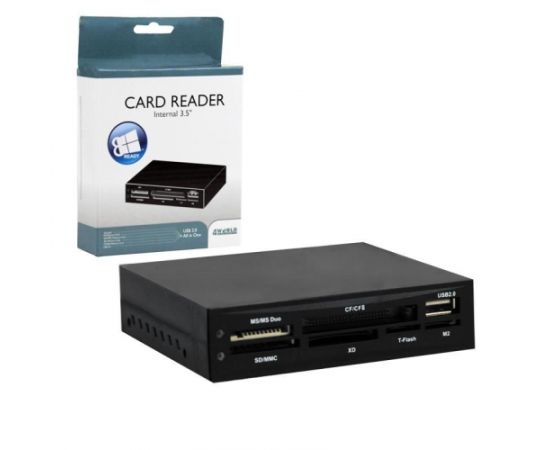 4World flash card reader 24in1 internal 3.5'',  