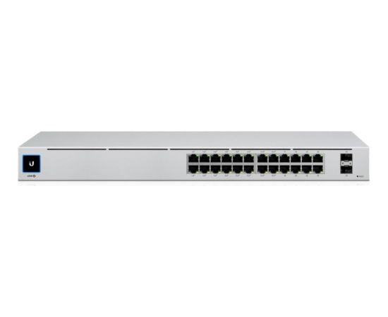 Switch|UBIQUITI|USW-24-POE|Type L2|Desktop/pedestal|Rack|24x10Base-T / 100Base-TX / 1000Base-T|2xSFP|PoE ports 24|32 Watts|USW-24-POE