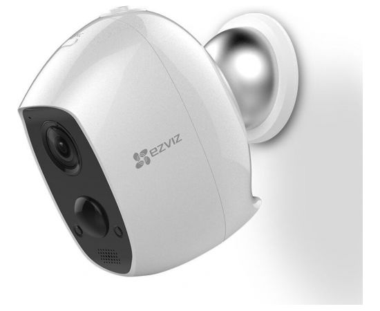 EZVIZ CS-C3A IP Outdoor Camera Gudrā Bezvadu āra Full HD Wi-FI IP65 kamera ar iebūvētu Bateriju