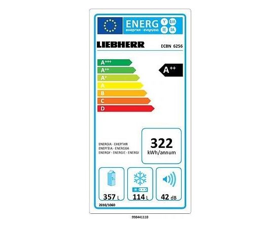 Liebherr ECBN 6256 iebūvējamais ledusskapis