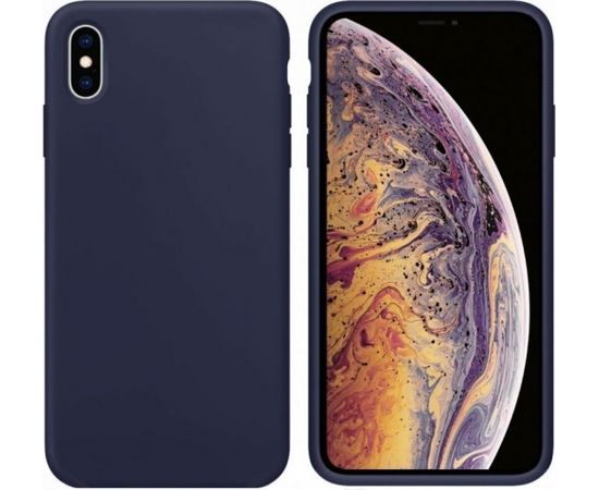Evelatus iPhone 11 pro Max 6.5 Soft Touch Silicone Case  Midnight Blue