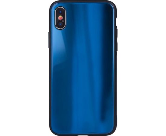 ILike iPhone XR Aurora Glass case  Dark Blue