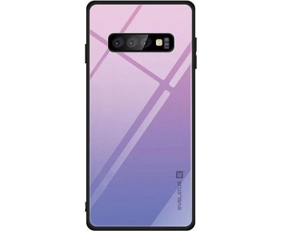 Evelatus Samsung A20 Gradient Glass Case 2  Bubble Gum