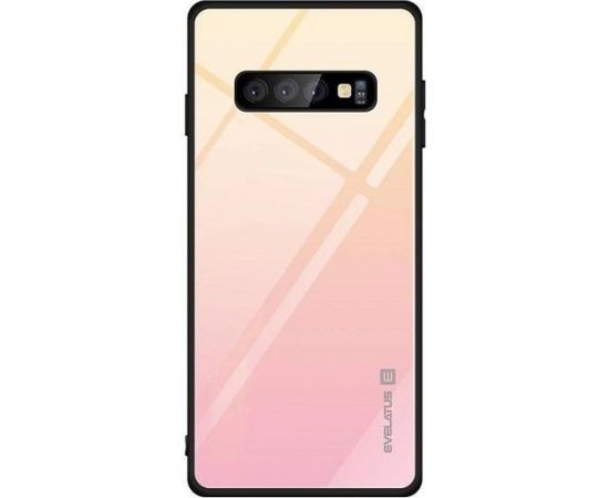 Evelatus Samsung A20 Gradient Glass Case 1  Mild Melon