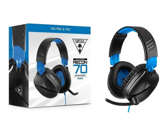 Turtle Beach Ear Force Recon 70 Gaming Headset Wired - Black/Blue (PS4)