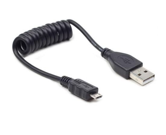 Gembird micro USB cable 2.0 coiled cable   0.6m