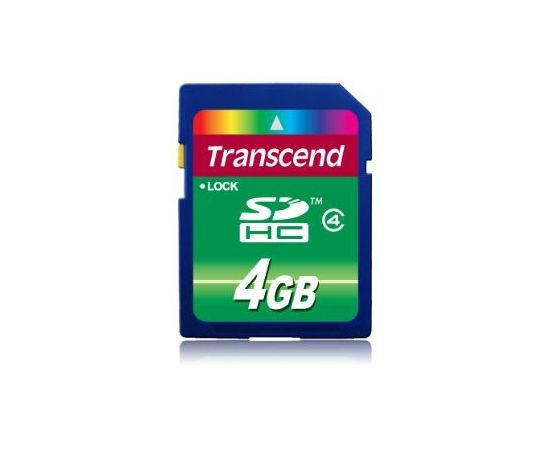 Transcend memory card SDHC 4GB Class 4