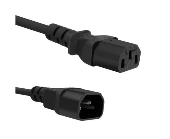 Qoltec AC power cable for UPS  | C13/C14 | 1.8m