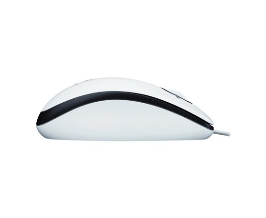 Logitech Mouse M100 Wired, No, White,