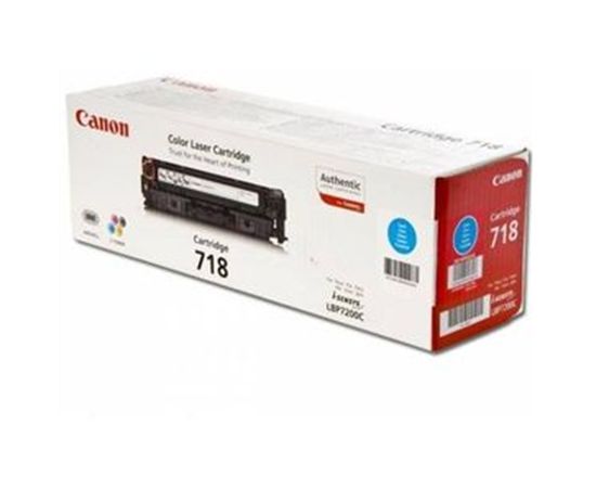 Canon 718 C Toner Cartridge, Cyan