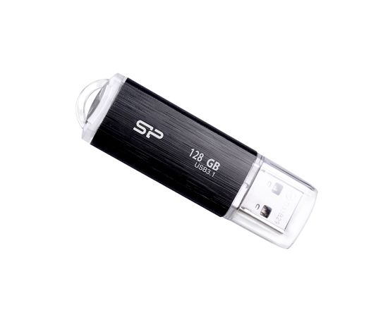 SILICON POWER 128GB, USB 3.1 FLASH DRIVE, BLAZE SERIES B02, BLACK